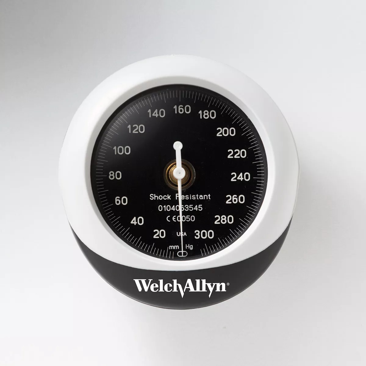 Sphygmomanometer Aneroid, Integrated, Welch Allyn DuraShock, Gear-Free, Shock Resistant, Laser Engraved Dial; Gauge Only (1/EA) by Hillrom/Welch Allyn  ID DS45